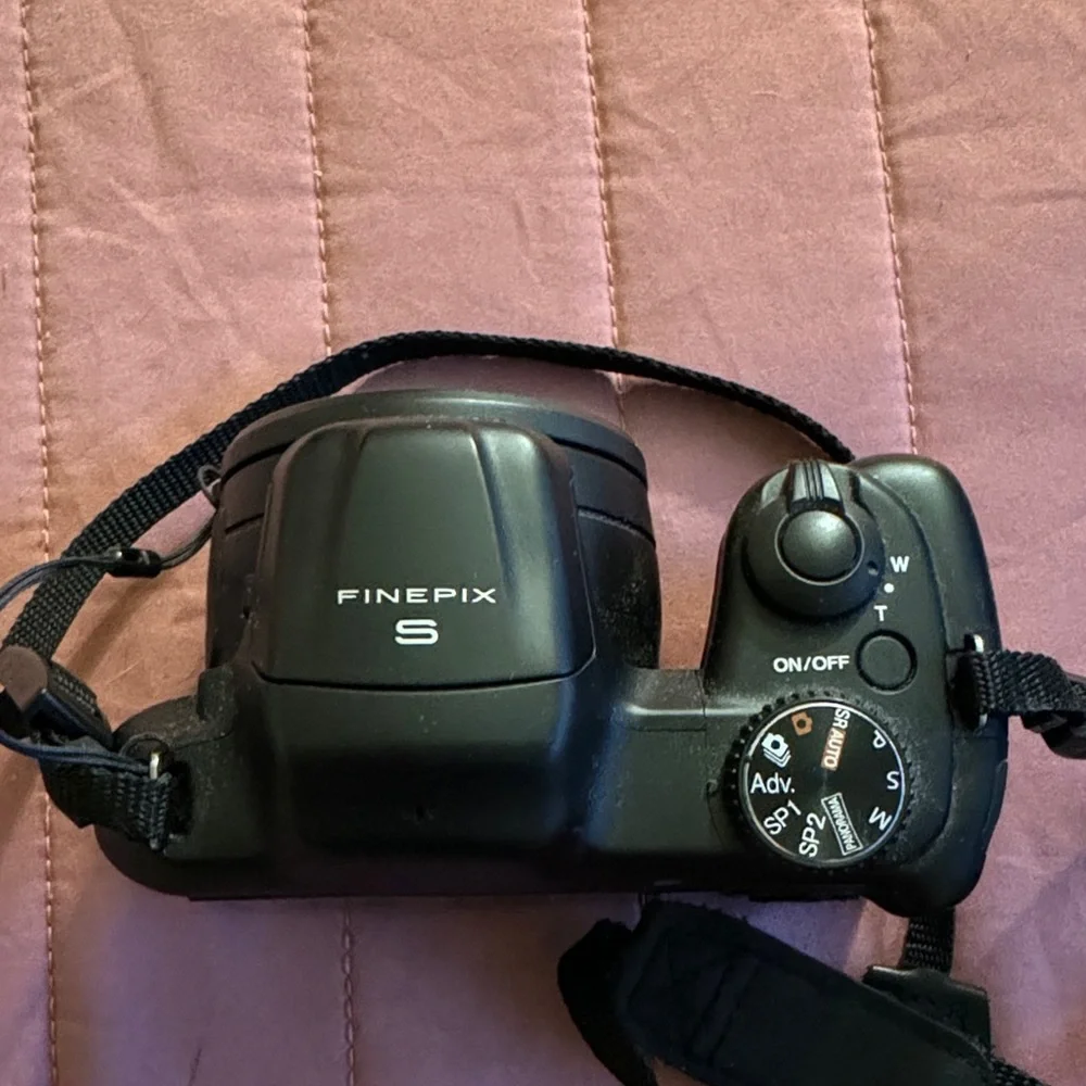 Fujifilm Black Digital Camera with Strap